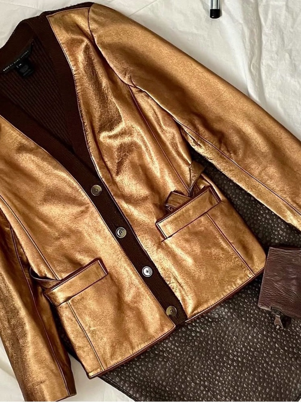 Marc by Marc Jacobs Leather/ Sweater Jacket